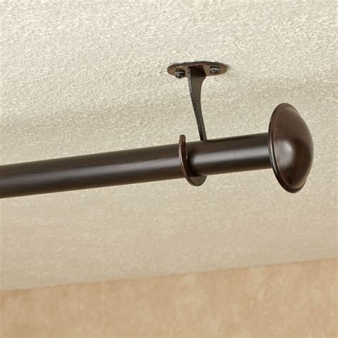 decorative ceiling mount curtain rods